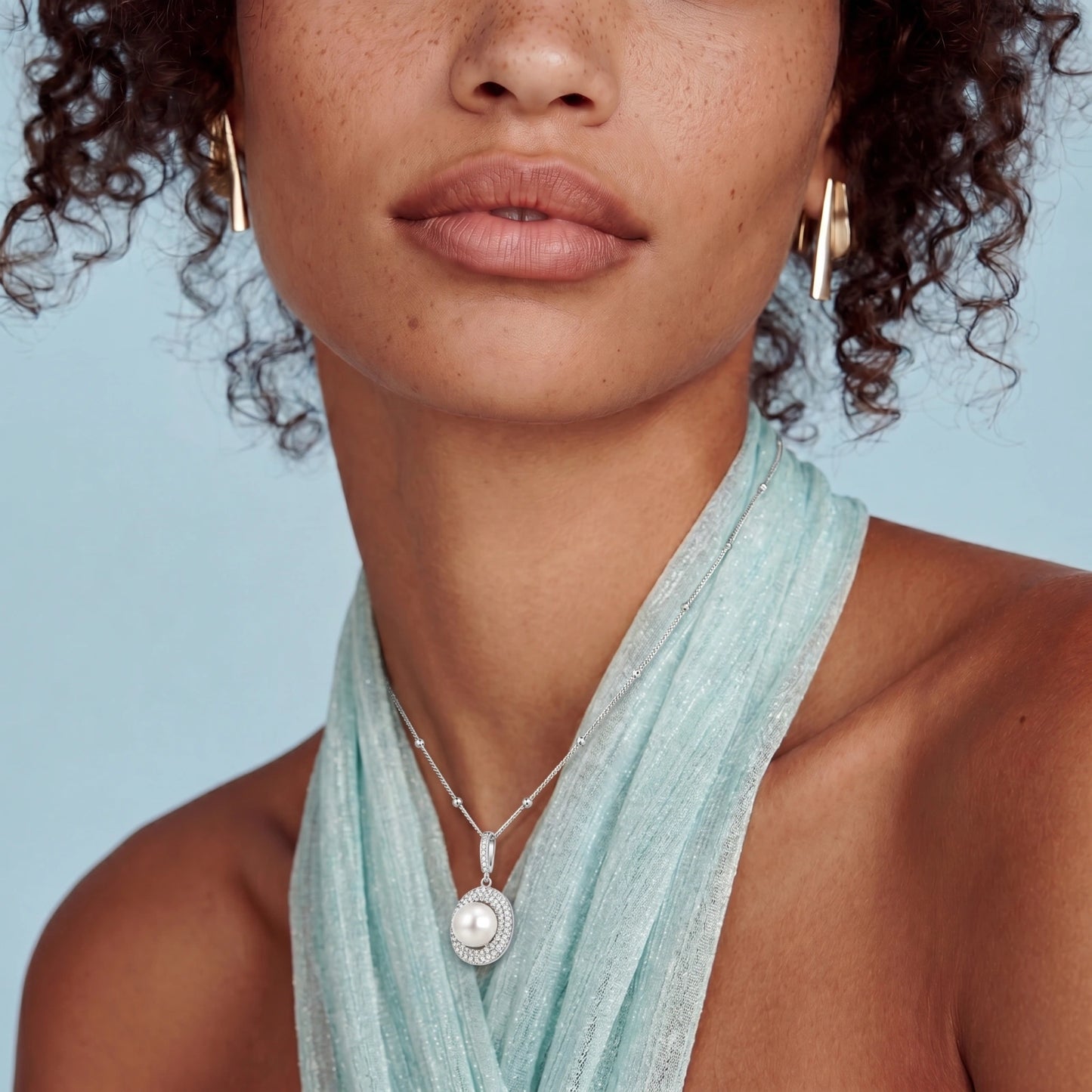 Pearl Halo Necklace