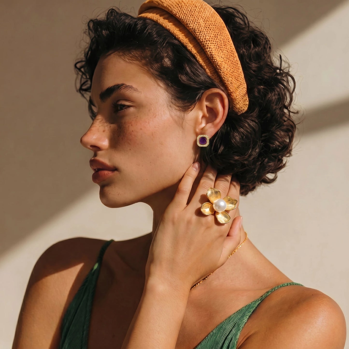 Blooming Pearl Statement Ring