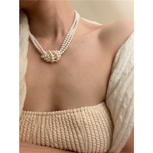 Multiple Layers Pearl Necklace - Modingo Modingo