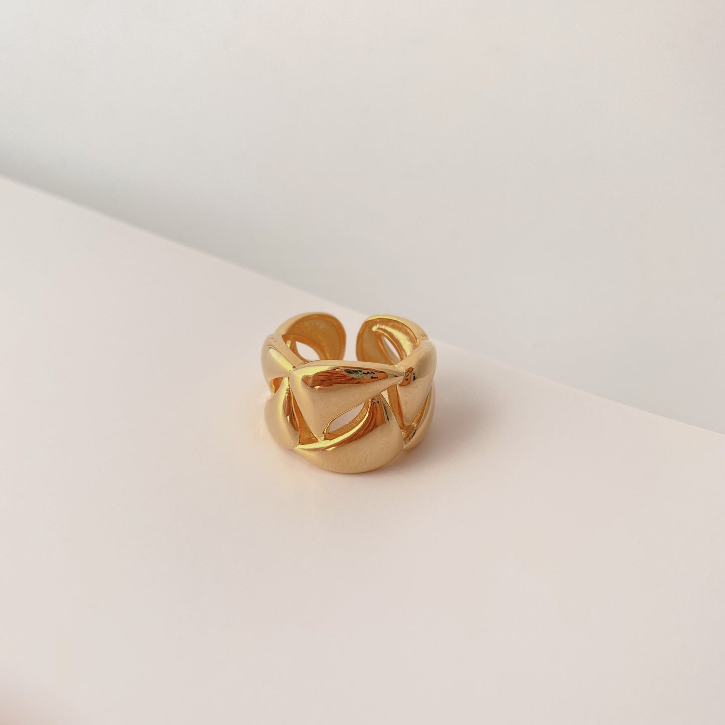 Chain Link Open Ring - Modingo Modingo