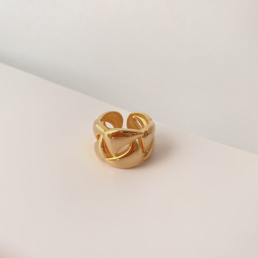 Chain Link Open Ring - Modingo Modingo